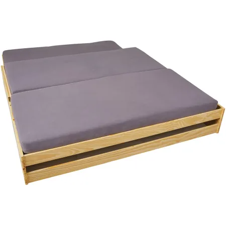 Divano Letto 90x200 3 Letti Singoli Posti una Matrimoniale Estraibile Cameretta | BricoShop24