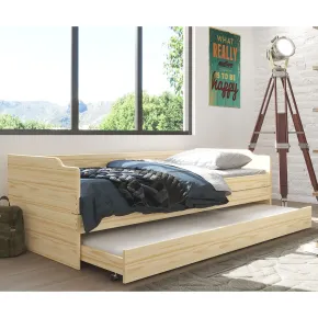 Divano Letto 90x200 3 Letti Singoli Posti una Matrimoniale Estraibile Cameretta | BricoShop24 2