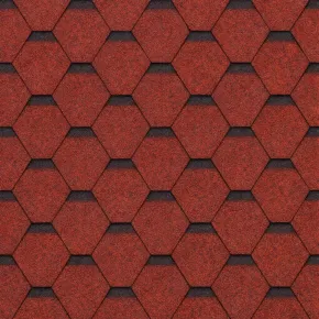 Tegole Bituminose Rosso per Copertura Tetto Garage da Esterno 24 m2