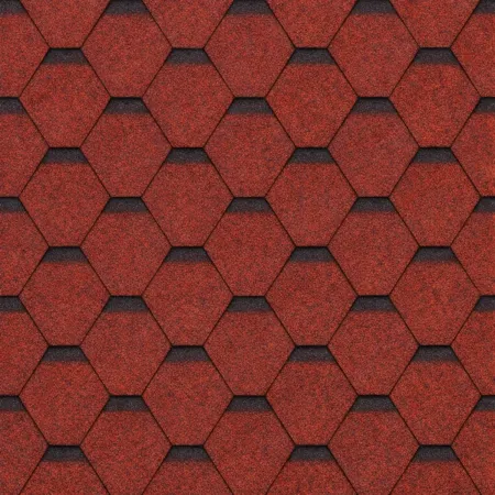 Tegole Bituminose Rosso per Copertura Tetto Garage da Esterno 24 m2