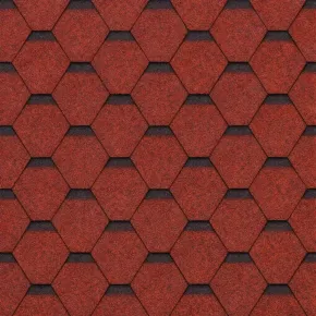 Tegole Bituminose Rosso 18 m2 per Copertura Tetto Garage da Esterno