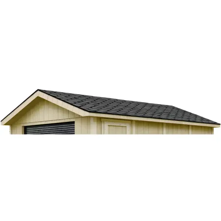 Tegole Bituminose Nero 18 m2 per Copertura Tetto Garage da Esterno