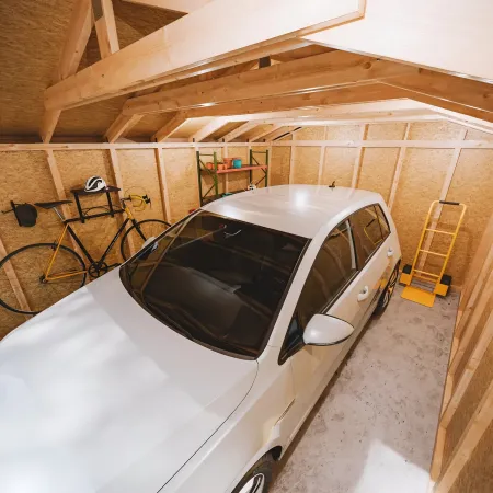Garage in Legno 3x6 Box Auto Attrezzi da Esterno 21 m2 a Pannelli