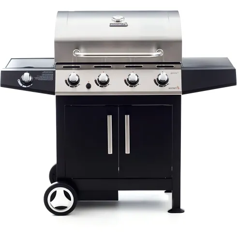 Barbecue a Gas con Pietra Lavica Australiano 3 Bruciatori Fornello BBQ Coperchio | BricoShop24