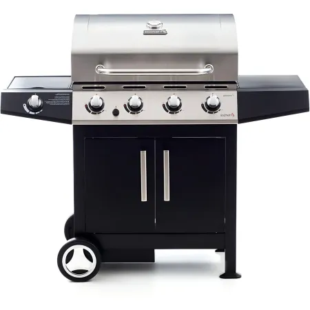 Barbecue a Gas con Pietra Lavica Australiano 3 Bruciatori Fornello BBQ Coperchio | BricoShop24