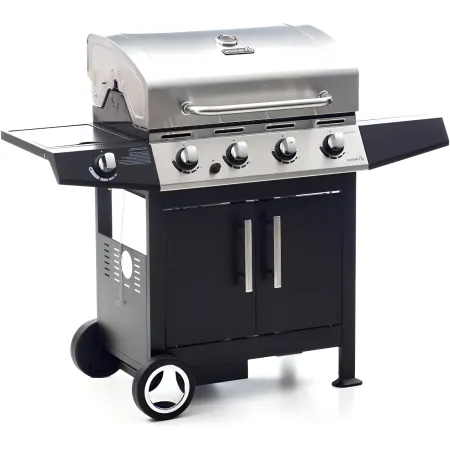 Barbecue a Gas con Pietra Lavica Australiano 3 Bruciatori Fornello BBQ Coperchio | BricoShop24