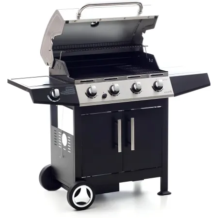 Barbecue a Gas con Pietra Lavica Australiano 3 Bruciatori Fornello BBQ Coperchio | BricoShop24