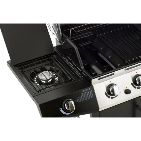 Barbecue a Gas con Pietra Lavica Australiano 3 Bruciatori Fornello BBQ Coperchio | BricoShop24
