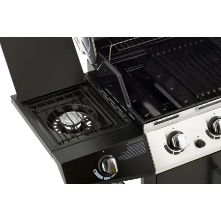 Barbecue a Gas con Pietra Lavica Australiano 3 Bruciatori Fornello BBQ Coperchio | BricoShop24