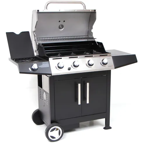 Barbecue a gas 4 fornelli inox con pietra lavica: il barbecue dei professionisti
