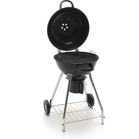 Barbecue a Carbone Rotondo Pupo Diam 47 Griglia Acciaio inox Grigliata 56x60xh82