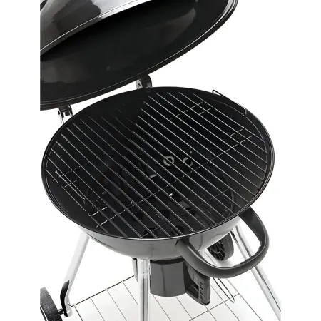 Barbecue a Carbone Rotondo Pupo Diam 47 Griglia Acciaio inox Grigliata 56x60xh82