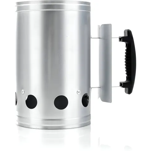 Ciminiera Barbecue Starter BBQ Accendi Fuoco Carbone Carbonella Brace Camino