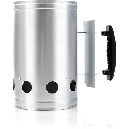 Ciminiera Barbecue Starter BBQ Accendi Fuoco Carbone Carbonella Brace Camino