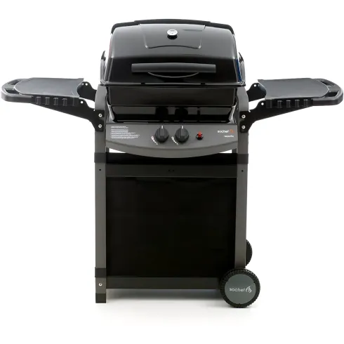 Barbecue a Gas 7.2 Kw 2 Bruciatori Griglia con Pietra Lavica BBQ da Giardino | BricoShop24