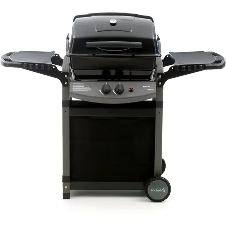 Barbecue a Gas 7.2 Kw 2 Bruciatori Griglia con Pietra Lavica BBQ da Giardino | BricoShop24