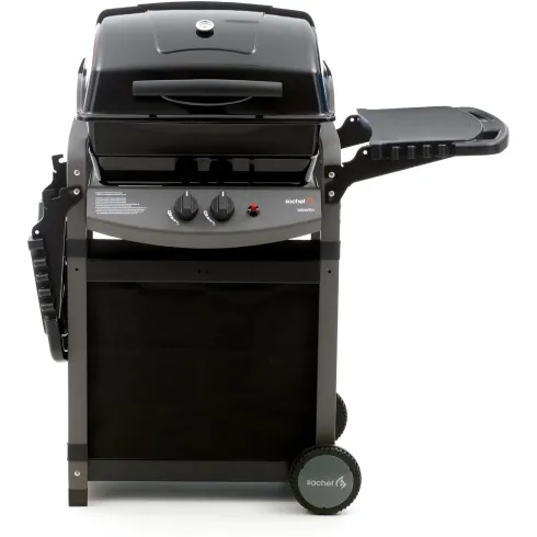 Barbecue a Gas 7.2 Kw 2 Bruciatori Griglia con Pietra Lavica BBQ da Giardino | BricoShop24