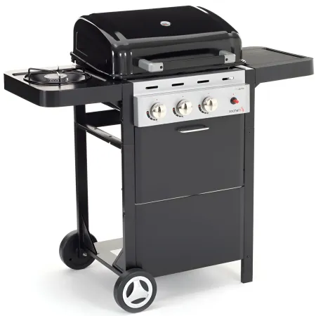 Barbecue a Gas BBQ Griglia con Coperchio Bruciatori Fornello Cottura Australiana | BricoShop24