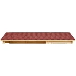 Tegole Bituminose Rosso 6 m2 per Copertura Tetto Garage da Esterno 2