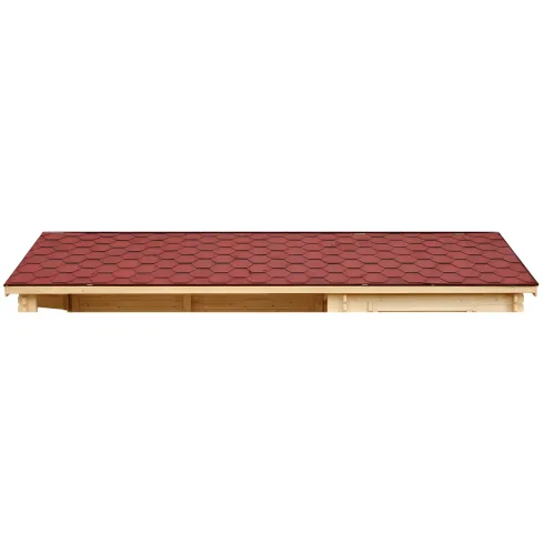 Tegole Bituminose Rosso 6 m2 per Copertura Tetto Garage da Esterno