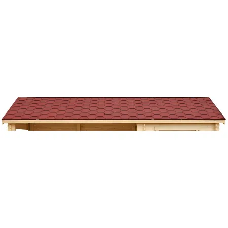 Tegole Bituminose Rosso 6 m2 per Copertura Tetto Garage da Esterno