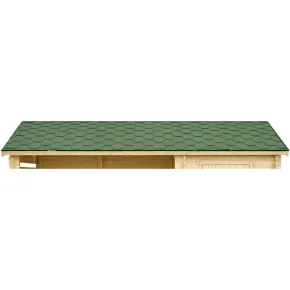 Tegole Bituminose Verde 6 m2 per Copertura Tetto Garage da Esterno 2