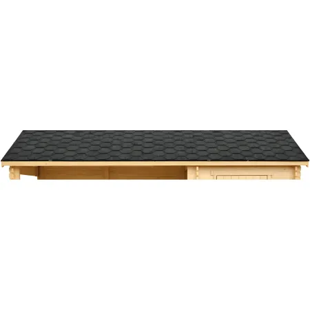 Tegole Bituminose Nero 6 m2 per Copertura Tetto Garage da Esterno