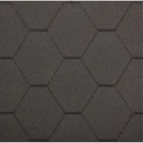 Tegole Bituminose Nero 9 m2 per Copertura Tetto Garage da Esterno
