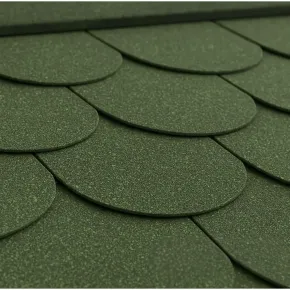 Tegole Bituminose Verde Beaver 9 m2 Copertura Tetto Garage da Esterno