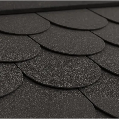 Tegole Bituminose Nero Beaver 9 m2 Copertura Tetto Garage da Esterno