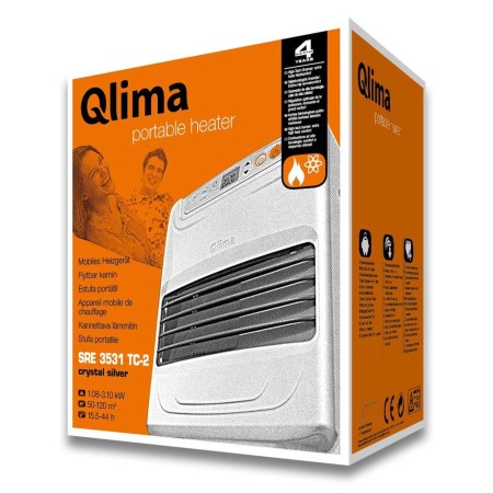Stufa Kero Laser 3.1 Kw Elettrica Inverter 120m3 Portatile Combustibile Liquido