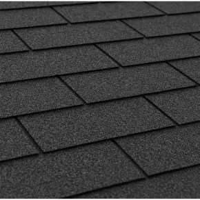 Tegole Bituminose Nero Rettangolari 9 m2 Copertura Garage da Esterno