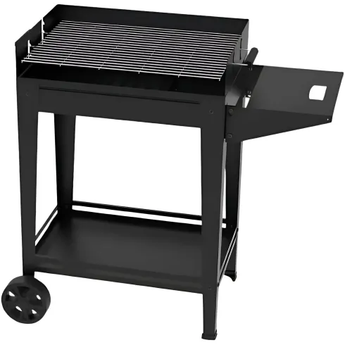 Barbecue a Carbone da Esterno con Griglia Regolabile in Acciaio Cromato