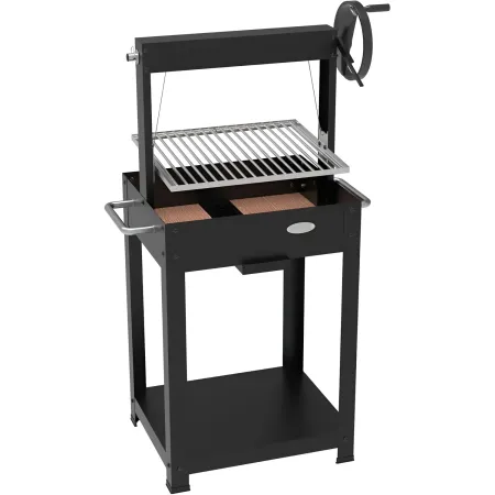 Barbecue Argentino Duramax Griglia per Legna e Carbone 55x46x121 cm
