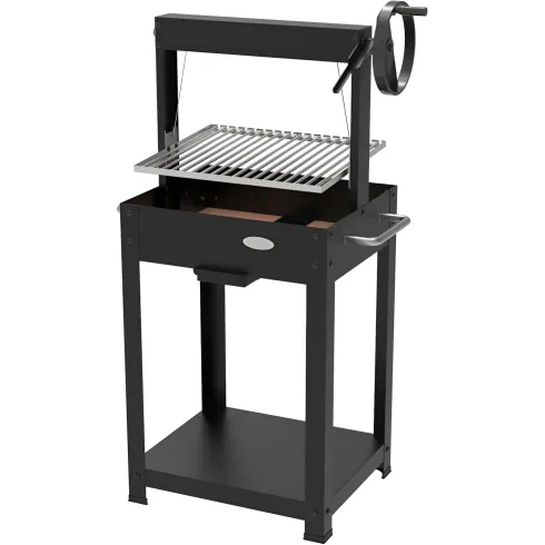 Barbecue Argentino Duramax Griglia per Legna e Carbone 55x46x121 cm