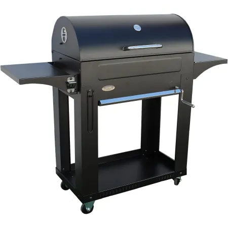 Barbecue a Carbone con Coperchio 2 Griglie BBQ Carbonella da Giardino