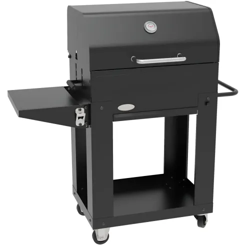 Barbecue a Carbone con Coperchio BBQ Portatile Griglia in Acciaio Inox