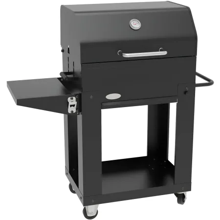 Barbecue a Carbone con Coperchio BBQ Portatile Griglia in Acciaio Inox