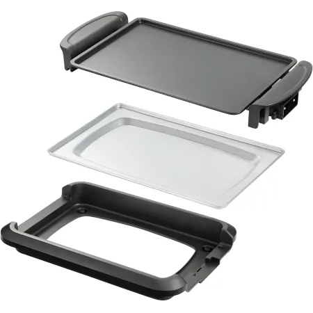Piastra Elettrica Portatile per Cucinare Bistecchiera Portatile da Tavolo Cucina | BricoShop24