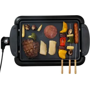 Piastra Elettrica Portatile per Cucinare Bistecchiera Portatile da Tavolo Cucina | BricoShop24 2