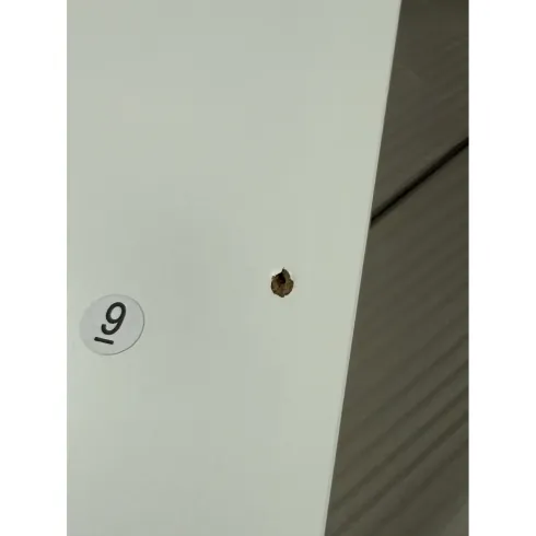Outlet Camino a Bioetanolo 3 kW da Pavimento Cornice Legno Bianco
