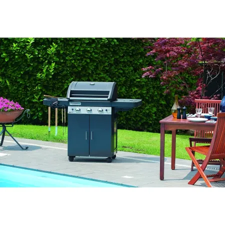 Barbecue a Gas con supporto Bombola e bruciatori in Acciaio Inox