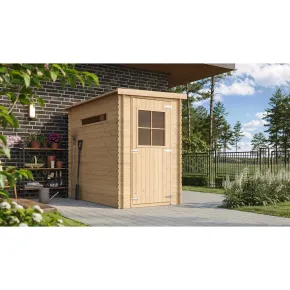 Casetta da Giardino a Parete in Legno 144x239 cm 19 mm 2