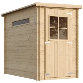 Casetta da Giardino in Legno 144x239x198 cm 19 mm con Pavimento