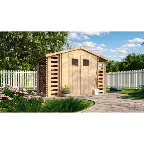 Casetta con Pavimento in Legno Legnaia 328x206x218 cm