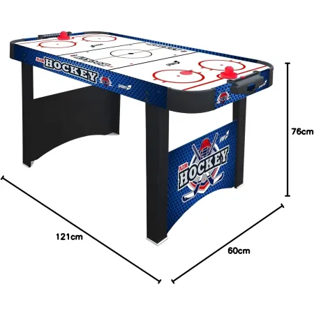 Tavolo Air Hockey con Ventola Aria 12 V a Batteria 2 Dischi Table per Bambini | BricoShop24