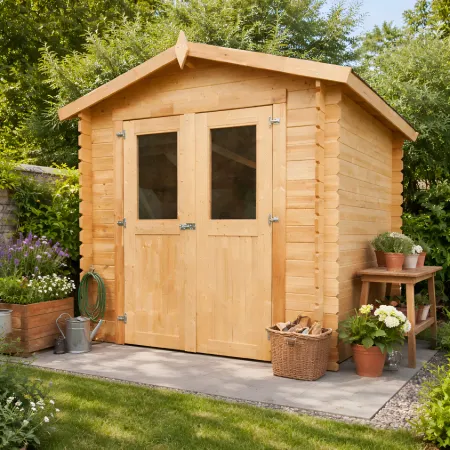 Casetta in Legno da Giardino 200x200 cm 3mq 28mm Blockhouse