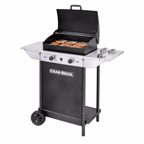 Barbecue a Gas Struttura in Acciaio con Pietra lavica da esterno