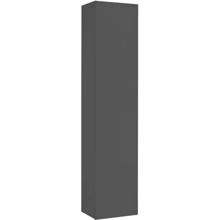 Colonna Armadio Multiuso Antracite Opaco 4 Ripiani 40x30x180 cm Moderno