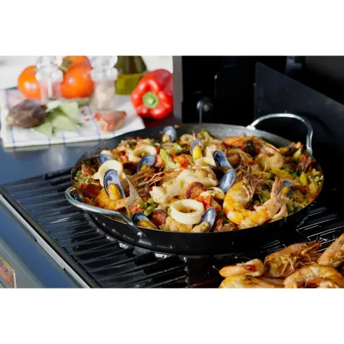 Padella Paella per Barbecue Campignaz in Acciaio Inox Antiaderente